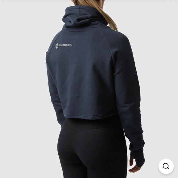 Born Primative Sweatshirt - Scoop Neck Crop Top - Picture 5 of 8